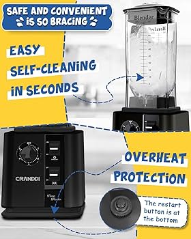 CNPOrangeBud ❶ml最高品質 CRDP CRDH Amazon.com: CRANDDI Commercial Blenders 1800W, 80oz